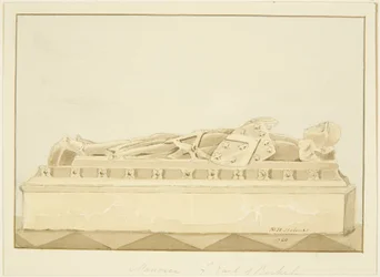Efigie de Maurice, 7º Conde de Berkeley en la Catedral de Bristol