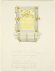 Placa mural del concejal R. Kitchin