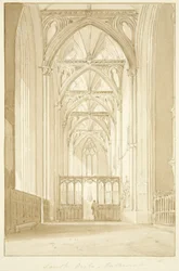 Nave sur de la Catedral de Bristol