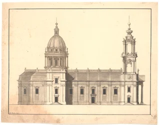 La misma iglesia, vista desde el lado