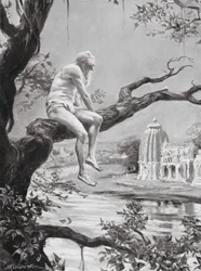 El final de un largo y próspero reinado (litografía)