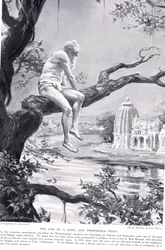 The End of a Long and Prosperous Reign, ilustración de "Hutchinsons History of the Nations", c.1910 (litografía)