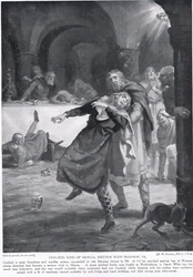 La locura del rey Ceolred de Mercia AD 716
