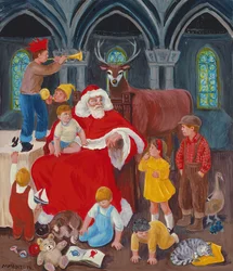Papá Noel en Nochebuena