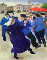 Fiesta del pueblo, Borgoña