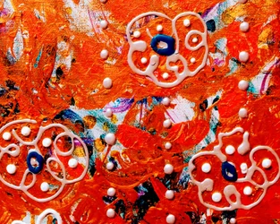 Armonía en el campo de flores.