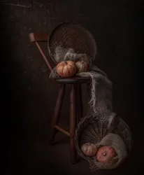 Naturaleza muerta de la cosecha de otoño