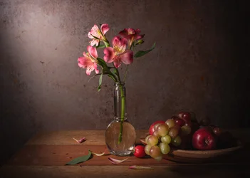 Bodega floral y frutal espectacular