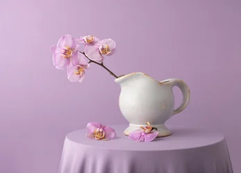 Elegantes orquídeas lavanda