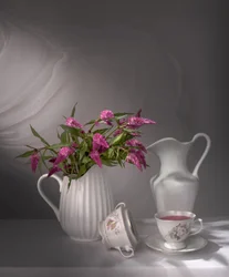 Flores para una elegante hora del té