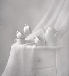 Té blanco flotante