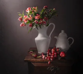 Flores y frutas de Moody