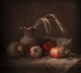 Naturaleza muerta de «Moody Harvest»