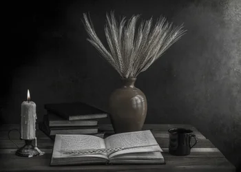 Lectura tranquila a la luz de las velas