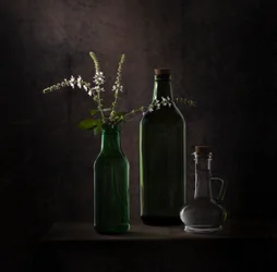 Botellas verdes silenciosas