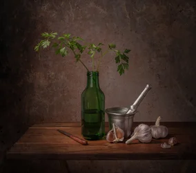 Ingredientes para una cocina rústica