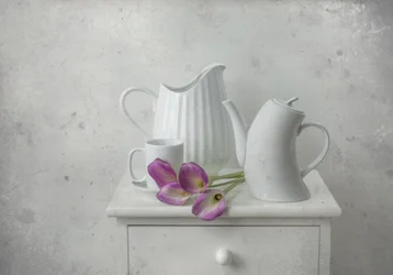 Naturaleza muerta de estilo «shabby chic»