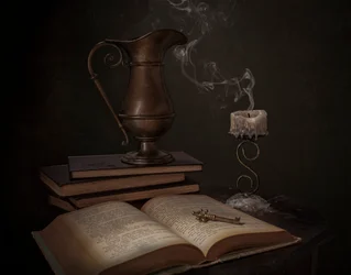 Libros antiguos y clave
