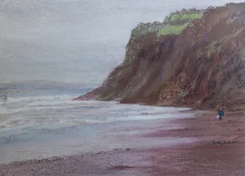 Acantilados en Shaldon, S/Devon
