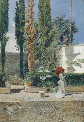 Jardín de la casa de los Fortuny, 1872