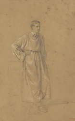 Estudio académico de una figura masculina