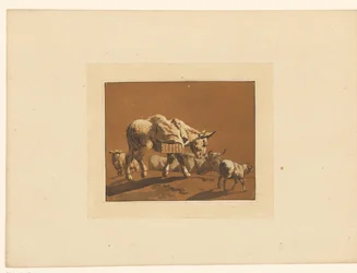 Paisaje con ganado