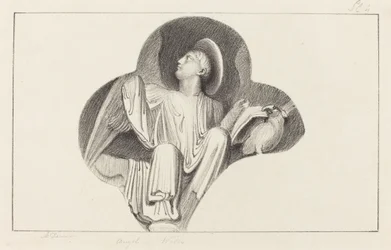 Un ángel, de la Catedral de Wells