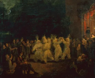 El baile de la cosecha en Rosanna Co Wicklow