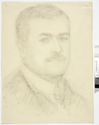 Retrato de un hombre, busto