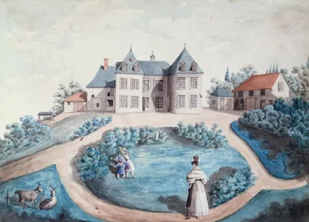 Representación de Le Lys dans la Vallee por Honoré de Balzac (1799-1850)
