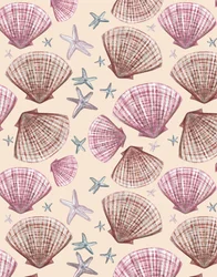 Whitstable Seashells, Antique Hue, 2020 (acuarela sobre papel)