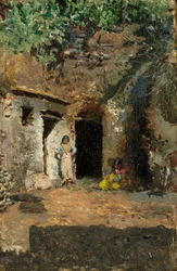 Cuevas gitanas, Granada, c. 1871