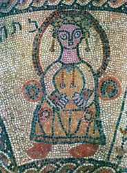 Panel del zodíaco: el signo zodiacal de la Virgen