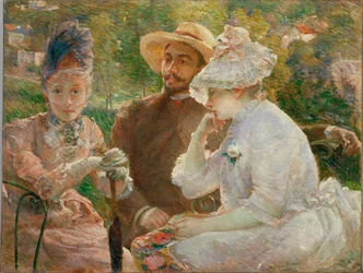 En la terraza de Sevres con Fantin-Latour