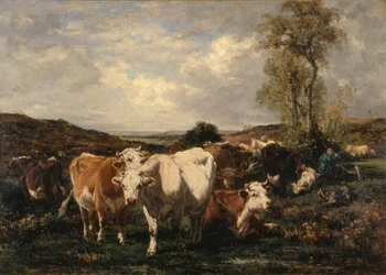 Manada (óleo sobre lienzo)