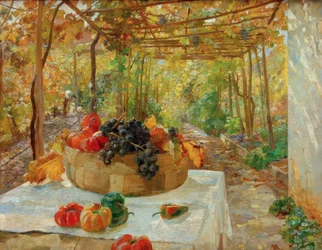 En la pérgola