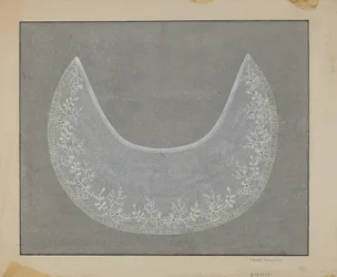 Cuello bordado, c. 1936