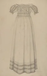 Vestido de bebé, c. 1938