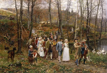 Una Procesión de Boda