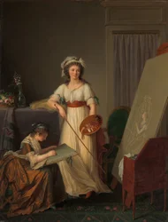 El Interior de un Taller de una Mujer Pintora, 1789
