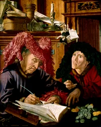 Dos recaudadores de impuestos, hacia 1540