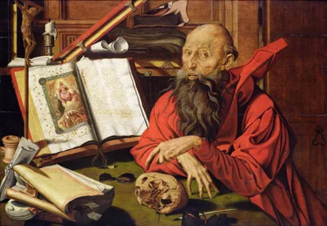 San Jerónimo en meditación