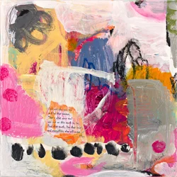 Collage abstracto inspirador
