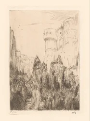 Procesión con elefantes