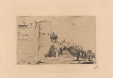 Muros del templo en Palitana