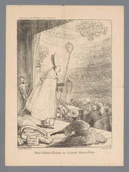 Sint-Niklaas-Zilcken en la Casa Nacional de Arte (título en el objeto)