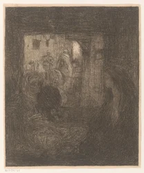 Dos mujeres con velo
