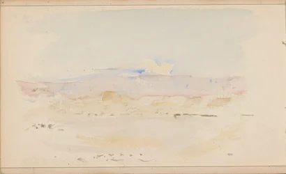 Paisaje desértico con montañas