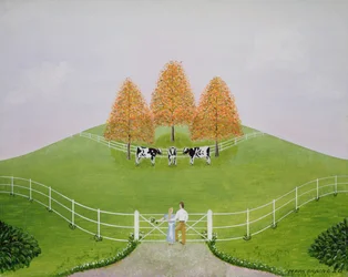 Un paisaje pastoral