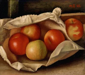Manzanas en una bolsa, 1925